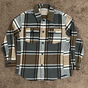 Zara Men’s Plaid Overshirt Size XL